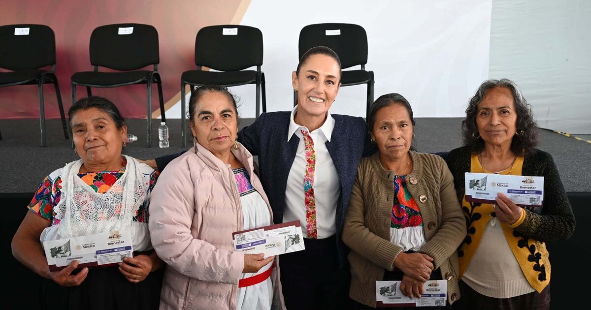 La Pensión del Bienestar es uno de tres programas sociales creados por la presidenta Claudia Sheinbaum.