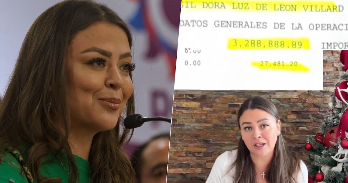 Sasil de León comentó en redes sociales que hubo un error en un reportaje en el que se habó de un crédito hipotecario de 330 millones de pesos.
