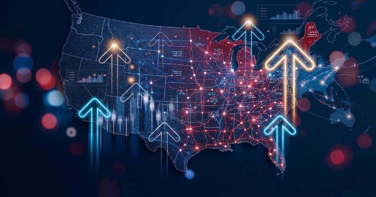 La inversion en infraestructura tecnologica e inteligencia artificial fue uno de los principales motores del crecimiento economico de EU. (Gemini).