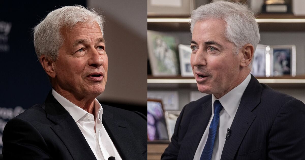 Jamie Dimon y Bill Ackman, ‘titanes’ de Wall Street, convencieron a Trump de congelar los aranceles recíprocos.