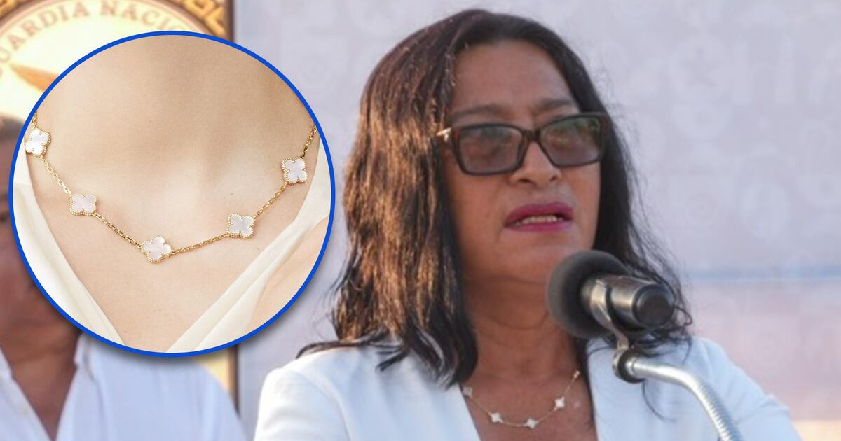 Usuarios en redes señalaron que el collar de la alcaldesa de Acapulco es de la marca de lujo Van Cleef & Arpels.