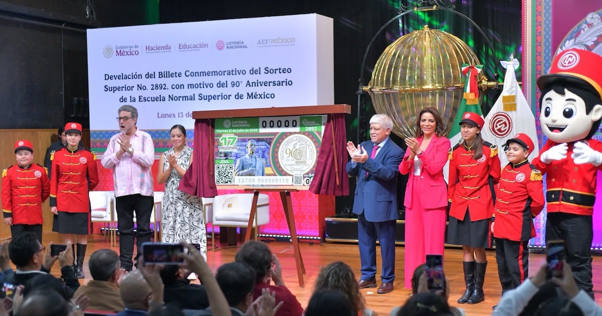 • El Sorteo Superior No. 2892 cuenta con un Premio Mayor de 17 millones de pesos en dos series y una bolsa repartible de 51 millones de pesos en premios; se realizara el viernes 31 de julio del presente año.