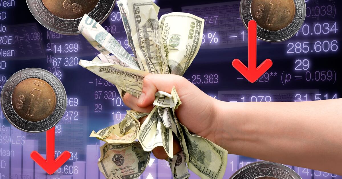 El peso sufrio una de sus peores depreciaciones de las ultimas semanas al caer mas de 1%