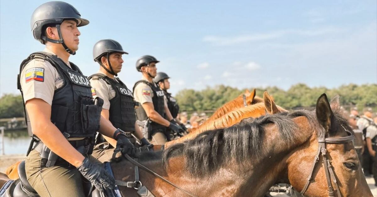 La Policia de Ecuador decomiso cocaina que se dirigia a Mexico. (Foto: @PoliciaEcuador)