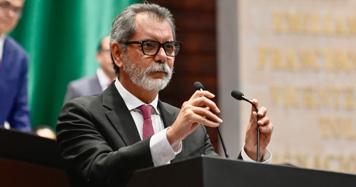 El secretario de Hacienda, Édgar Amador, defendio ante diputados el Paquete Economico 2027 (Foto: Lucia Flores / El Financiero)
