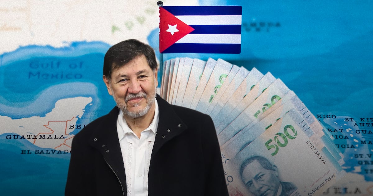 Gerardo Fernández Noroña dona a Cuba, pero Banxico marca transferencia como ‘devuelta’. (Fotoarte: El Financiero | Crédito: Cuartoscuro/Shutterstock)