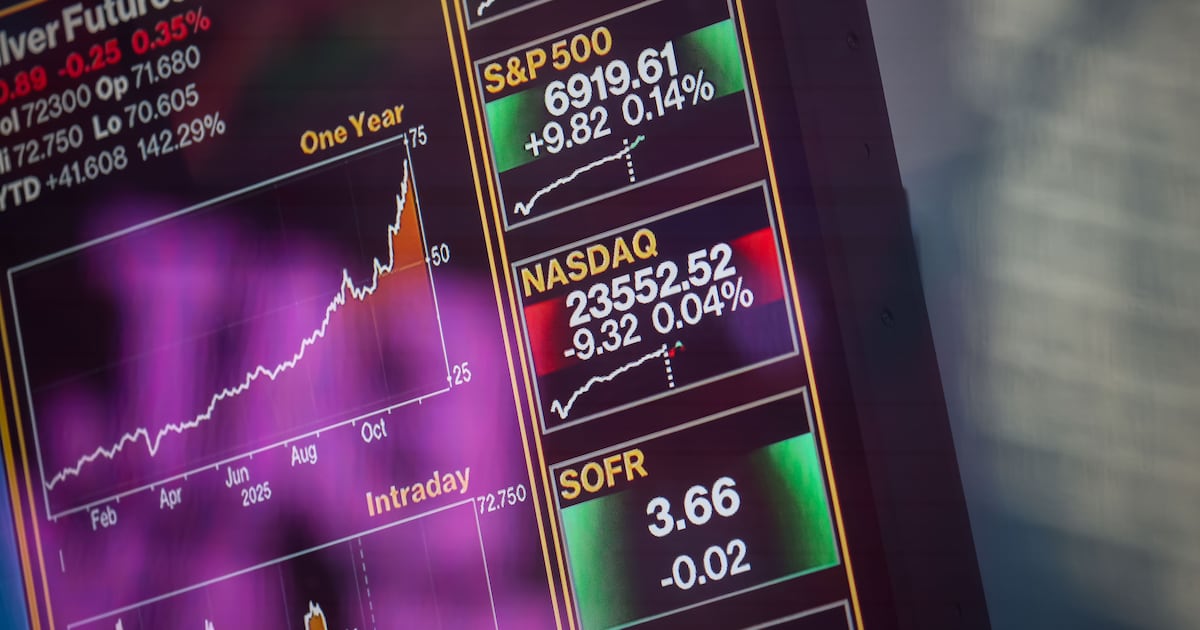 Asi opera Wall Street este jueves 8 de enero. (Bloomberg).