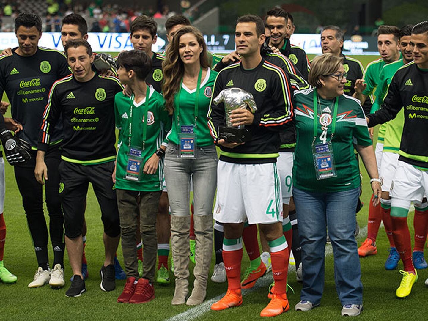 Emotivo homenaje para Rafa Márquez previo al México vs. Costa Rica