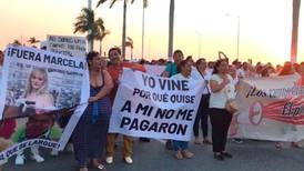 Protestas en Campeche: Esto prometió Layda Sansores a los policías inconformes