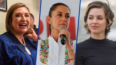 Tres mujeres en campaña