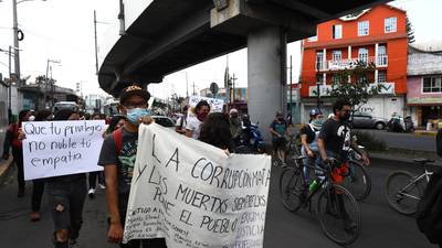 #NoMásMuertesEnElMetro, la protesta por los fallecidos en la tragedia de la Línea 12 del Metro