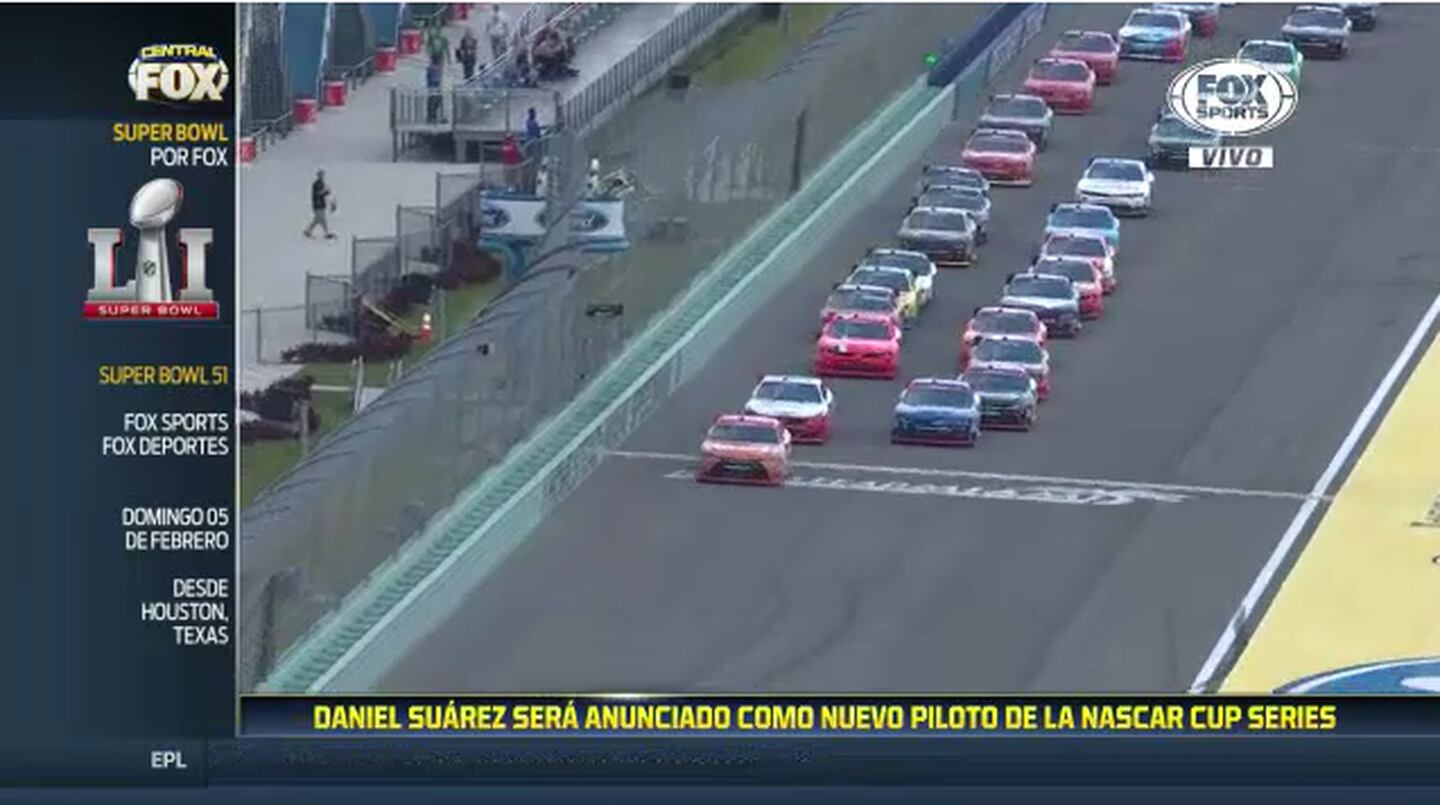 Daniel Suárez va a la máxima categoría de NASCAR