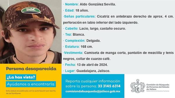 La desesperada búsqueda de Aldo González, estudiante de la Universidad de Guadalajara