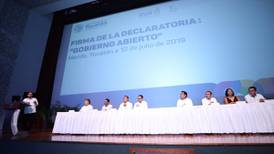 Yucatán adoptará el modelo de 'Gobierno abierto'