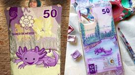 Cobijas de ‘ajolopesos’: ‘Transforman’ billete de 50 pesos en toallas y libretas