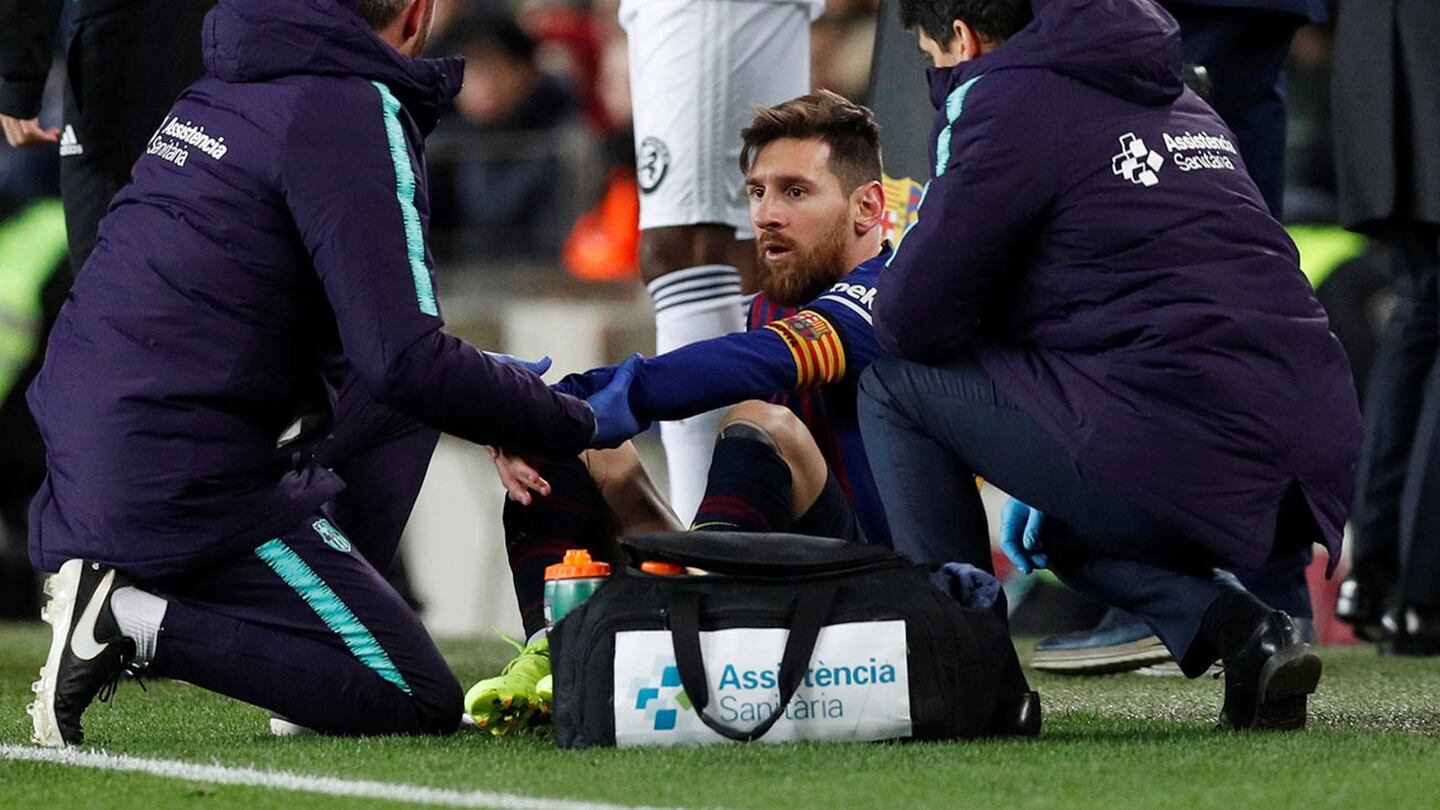 Se prenden las alarmas por la lesión de Messi