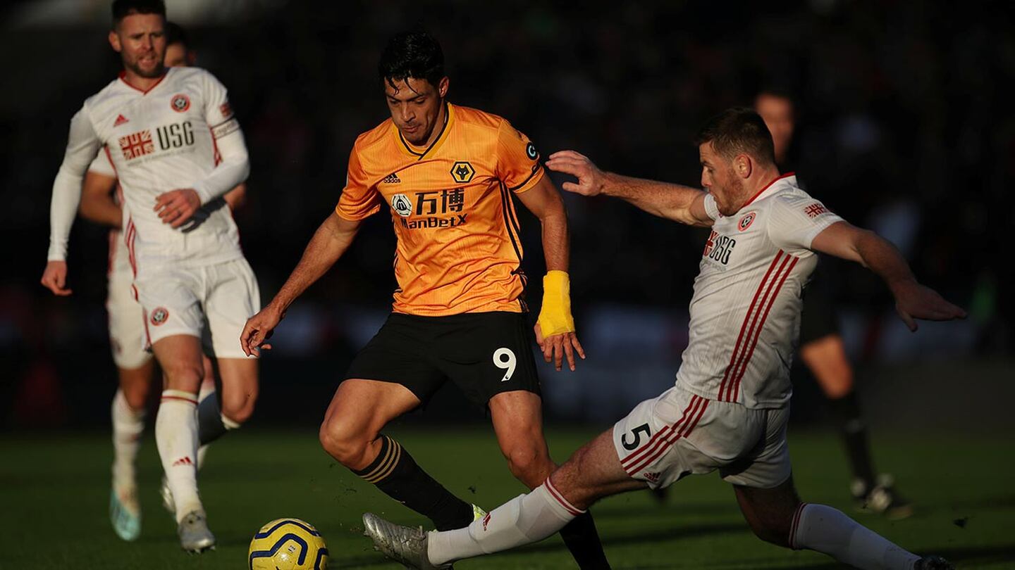 Con asistencia de Jiménez, Wolverhampton rescató un empate ante el Sheffield United