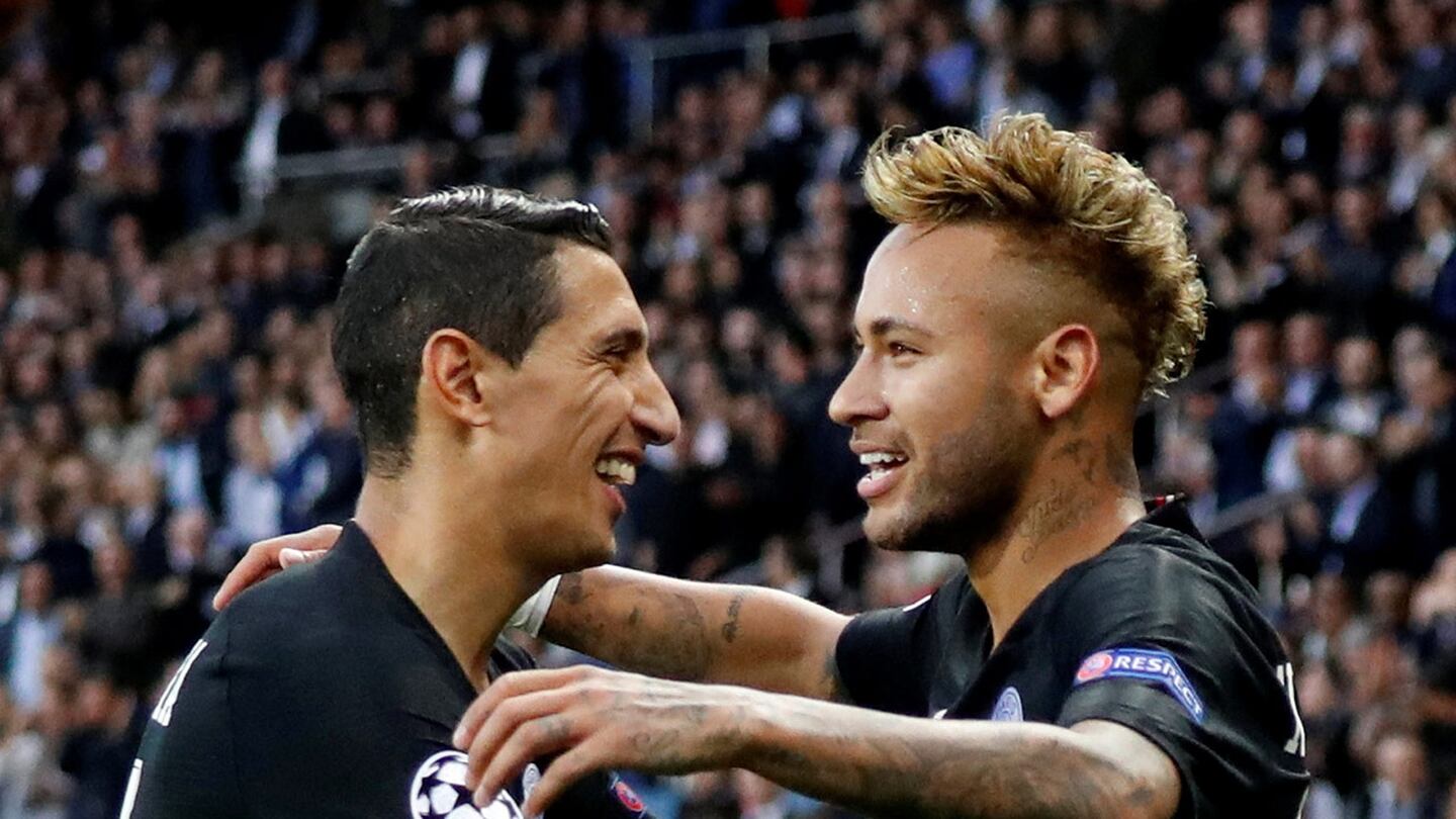 Neymar marcó un triplete en la goleada del PSG: Cavani y Di María también gritaron