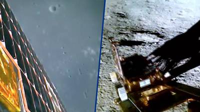 ‘Te espío’: India publica primeras imágenes de su misión en el polo sur de la Luna