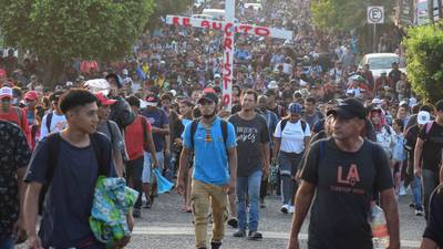 Nueva caravana con 3 mil migrantes sale de Tapachula