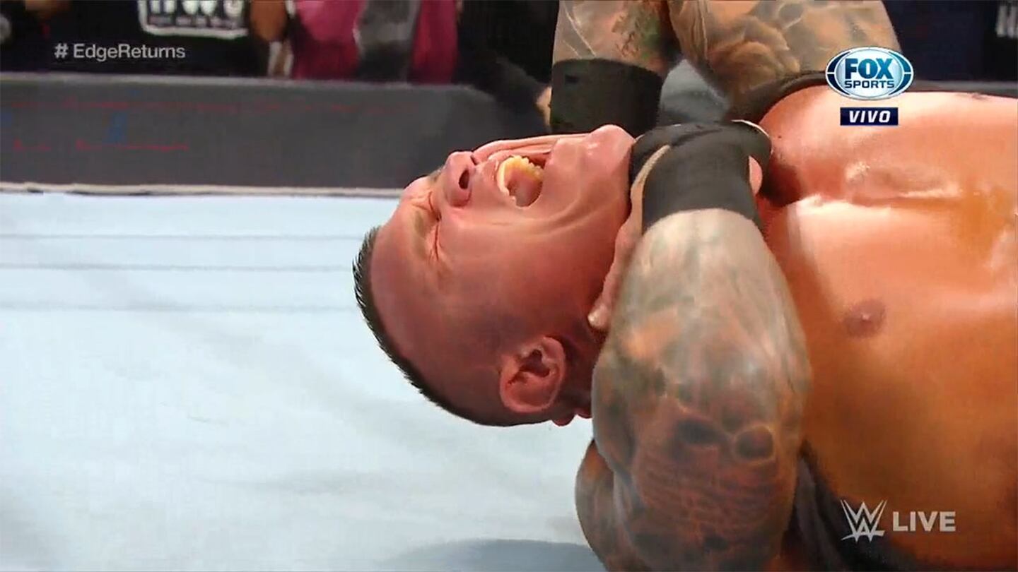VIDEO: ¡Así fue el RKO que Edge le aplicó a Randy Orton en Monday Night RAW!