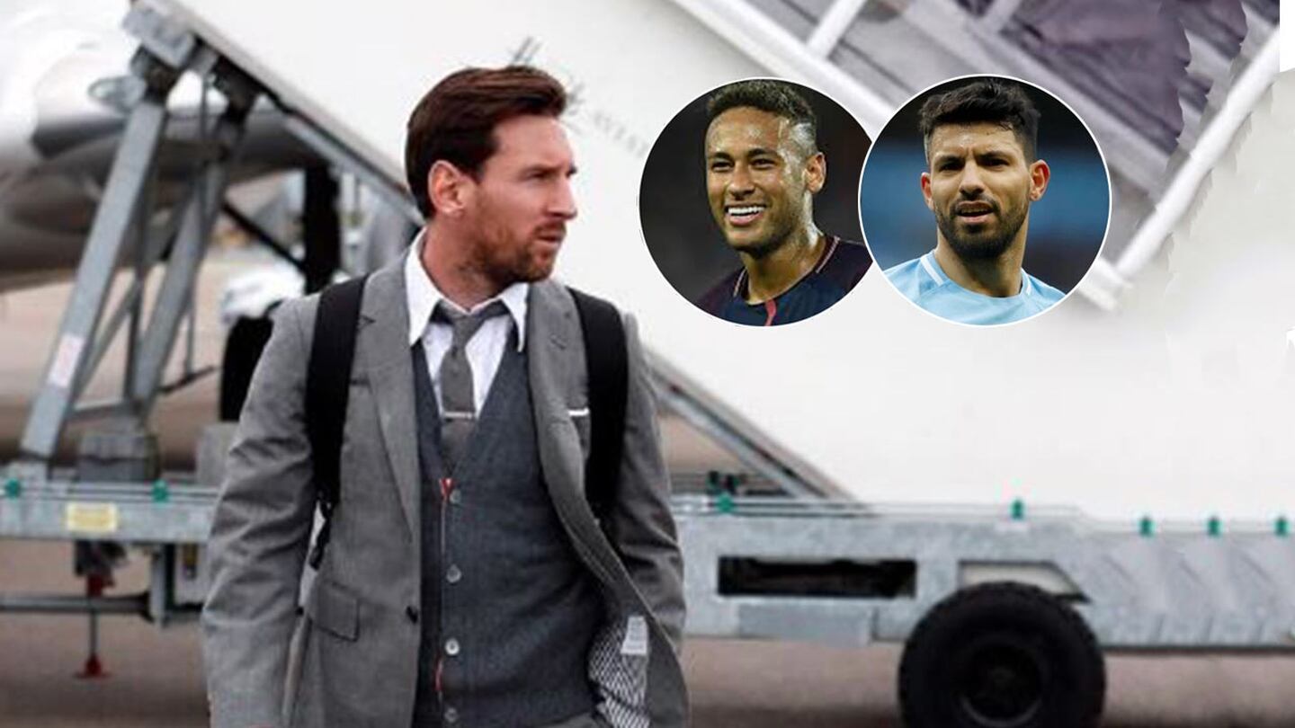 El 'trolleo' de Agüero y Neymar por la guapura de Messi