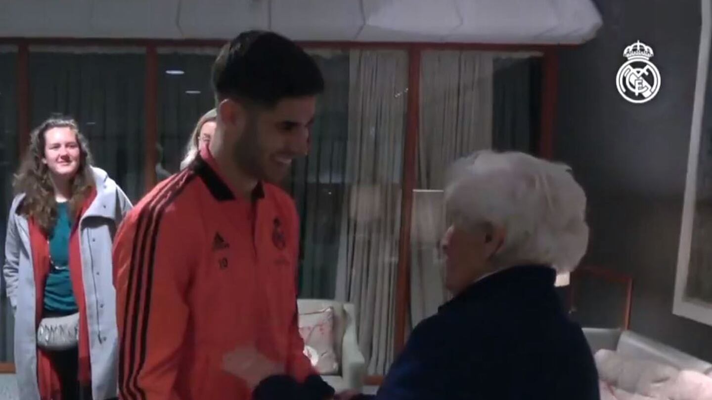 La emotiva visita de la abuela de Marco Asensio ante Ajax