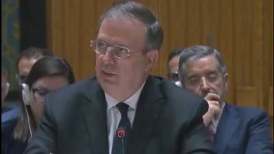 Ebrard critica ‘parálisis’ de la ONU ante conflicto entre Rusia y Ucrania