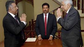 Sri Lanka ya tiene presidente (interino): primer ministro Ranil Wickremesinghe toma el cargo