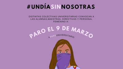#El9MNingunaSeMueve: Convocan a segundo paro de mujeres en México