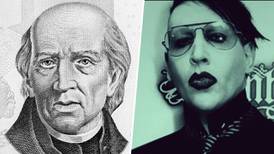 ¿Marilyn Manson, ‘padre’ de la Patria? Comparan adorno de Miguel Hidalgo con el cantante