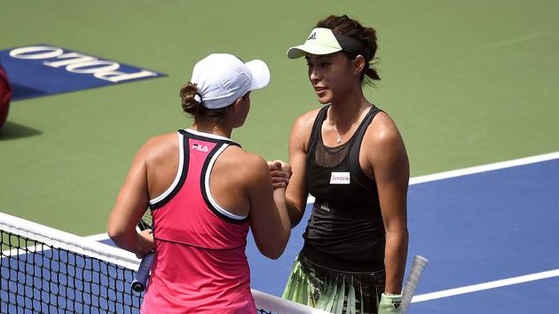 Ashleigh Barty pierde con Qiang Wang y es eliminada del US Open