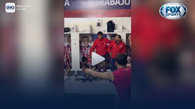 El vestidor del Atlético San Luis pidió el ‘¡SIUU!’ y Jürgen Damm festejó a lo CR7 | VIDEO