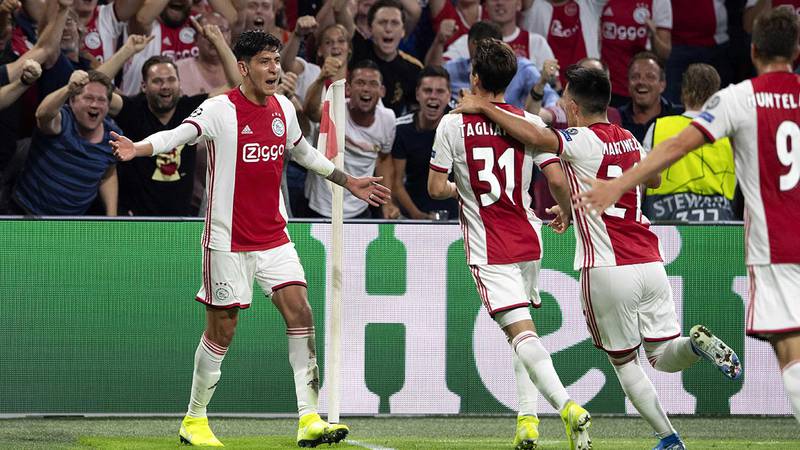 Edson Álvarez pone al Ajax en fase de grupos de la UEFA Champions League