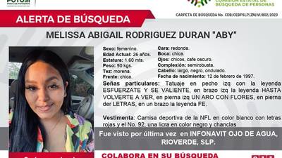 Caso Melissa Abigaíl Rodríguez: Hallan sin vida a locutora de San Luis Potosí; acusan feminicidio