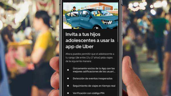Fortalece Uber seguridad de pasajeros jóvenes