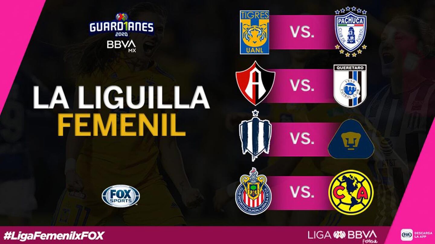 ¡Listos los horarios para los Cuartos de Final de la Liga MX Femenil!