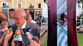¡Otra oportunidad! Miguel Ángel Navarro pide ‘chance’ a culpable de alterar la bandera