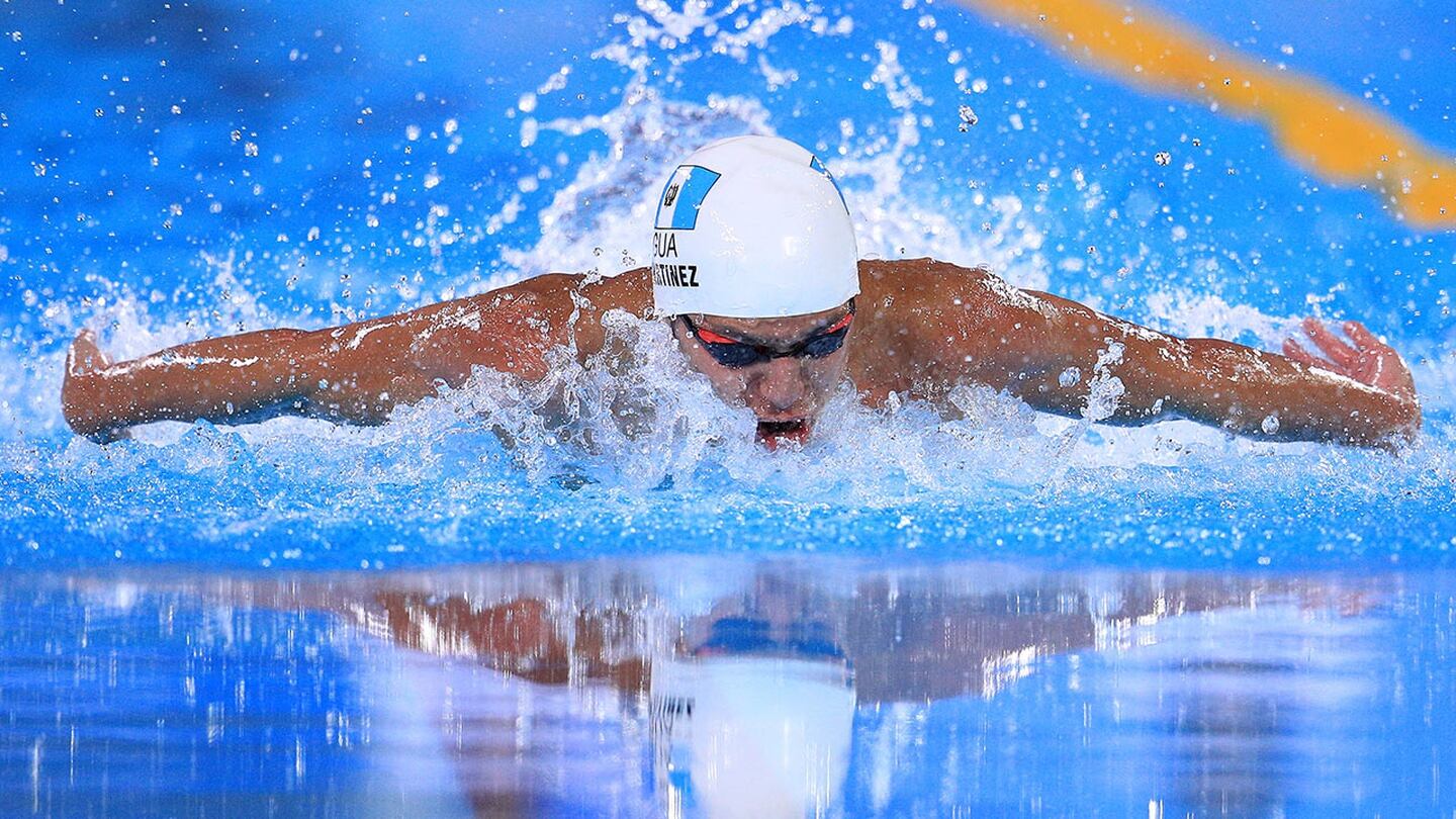 El guatemalteco Luis Carlos Martínez, séptimo en la final de los 100m mariposa en Tokio