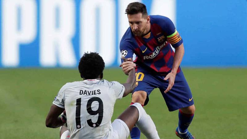 Alphonso Davies contó que Messi se negó a darle su playera tras la aplastante derrota
