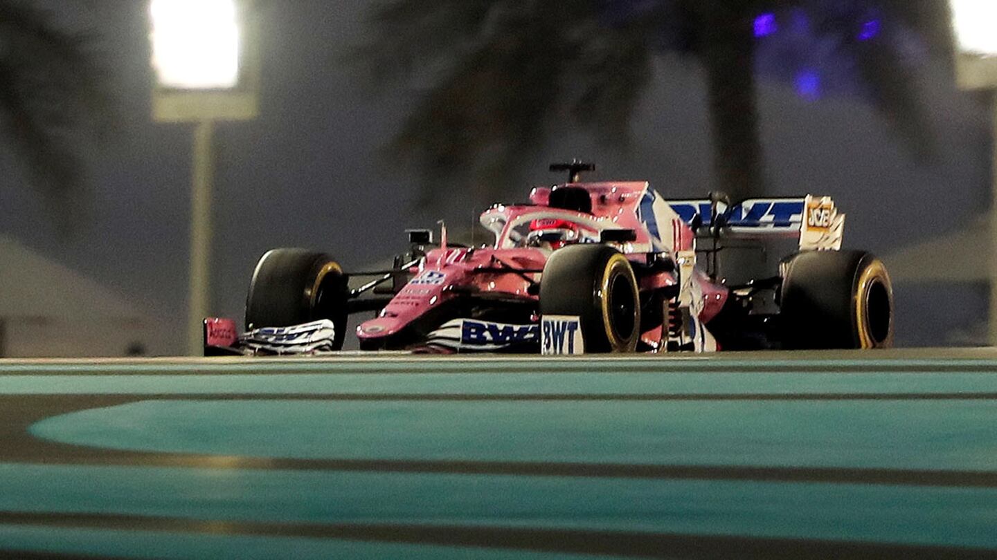 Sergio Pérez saldrá en la última fila del GP de Abu Dhabi