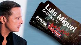 Hasta 70 mil pesos por un boleto para ver a Luis Miguel: Estos son los precios de reventa