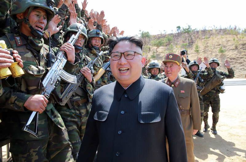 Kim Jong-un, mandatario de Corea del Norte, se ha caracterizado por sus múltiples amenazas bélicas