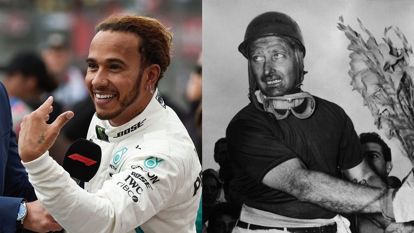 Lewis Hamilton igualó a Fangio en campeonatos mundiales de Fórmula Uno