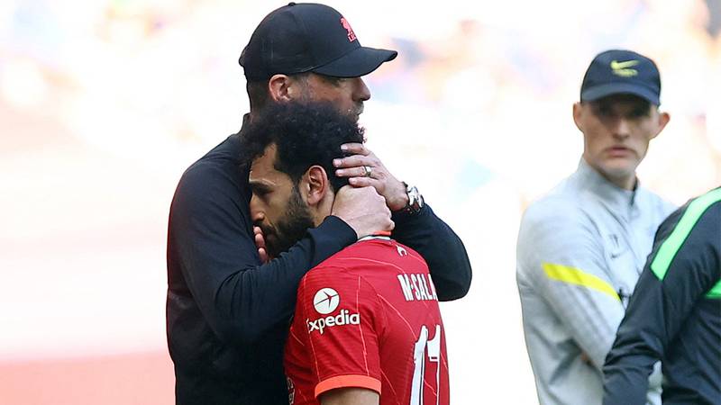 Salah resultó con una lesión muscular de cuidado.