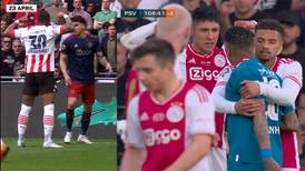 ¡Sacó lo Machín! Edson Álvarez vengó a Jorge Sánchez en el Ajax vs PSV (VIDEO)