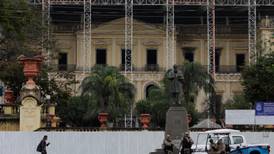 Museo Nacional de Brasil es reconstruido a paso lento a un año de su destrucción