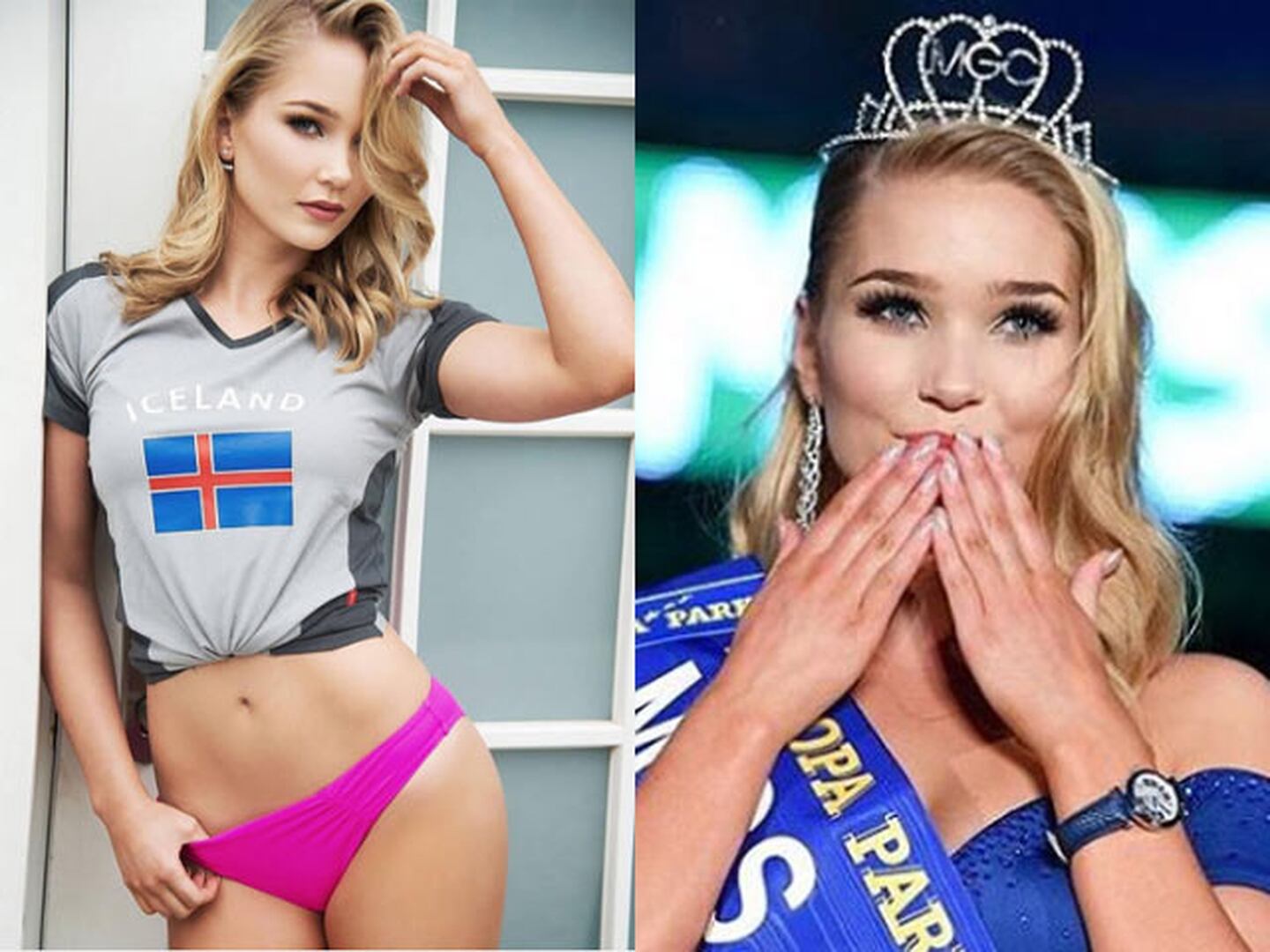 Conoce a Miss Eurocopa 2016: la diosa de Islandia