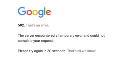 ¿Fallaron tus búsquedas? Google se cayó y afectó a miles de usuarios en el mundo