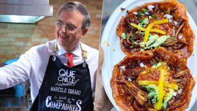 Marcelo Ebrard: Así son los Tacos No.1 que probó el canciller en Nueva York